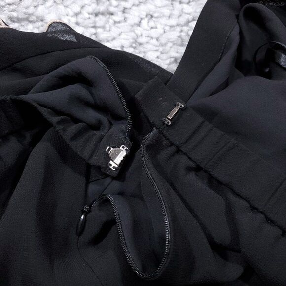 READ Cynthia Howie for Maggy Boutique Woman Black Crepe Skirt Plus Size 24W - Picture 5 of 7